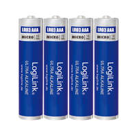Logilink Logilink Ultra Power AAA alkáli elemek, Micro, 1,5V, 4 db (LR03B4)
