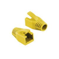 Logilink Logilink RJ45 feszültségmentesítő védőburkolat, 8 mm, sárga, 50 db (MP0035Y)