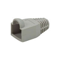 Logilink Logilink RJ45 feszültségmentesítő védőburkolat, 6,5 mm, szürke, 50 db (MP0063)
