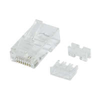 Logilink Logilink RJ45 moduláris csatlakozó, Cat.6A, árnyékolatlan, vezetőlappal, 50 db (MP0071)
