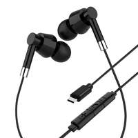 Media-Tech Media-Tech Fülhallgató Minden USB Type-C készülékhez, Fekete (MT3609K)