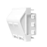 Logilink Logilink Francia előlap 45 típusú, 45 x 45 mm, 2 port, fehér (NF0012)