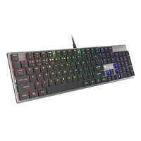 Genesis Genesis Thor 420 RGB mechanikus slim Gamer billentyuzet, US kiosztás Blue switch (NKG-1587)