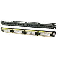LogiLink LogiLink Cat.6 Patch Panel 24 portos UTP, 180 -os lyukasztás, EconLine (NP0004)