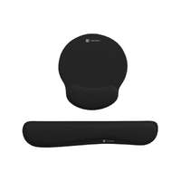 Natec NATEC Chimpunk 2 az 1-ben egér- és csuklótámasz Ergonomikus szett - fekete