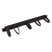 Logilink Logilink 19" kábelrendező 1U, forgó kampókkal, fekete (OR105B)