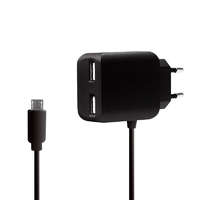 Logilink Logilink USB fali töltő , 2+1 port, 10,5W, fekete (PA0157)