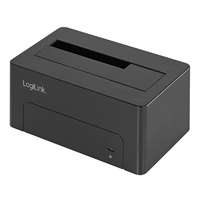 LogiLink LogiLink USB 3.1 Gen 2 Quickport, 1-rekeszes, 2,5/3,5" SATA HDD/SSD-hez (QP0027)