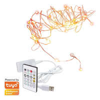 Logilink LogiLink Wi-Fi intelligens RGB fényfüzér távirányítóval, Tuya kompatibilis, 5 m (SH0130)