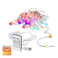 Logilink LogiLink Wi-Fi intelligens RGB fényfüzér távirányítóval, Tuya kompatibilis, 3 m (SH0131)