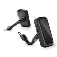 FLY FLY B03-I5 Univerzális kerékpárra/motorkerékpárra szerelhető, por- és cseppálló telefontartó - fekete