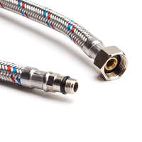 Víz csapbekötőcső 1/2"x10mm rövid 30 cm