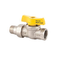 MOFÉM MOFÉM Flexum gázipari gömbcsap KB+toldat, 3/4"