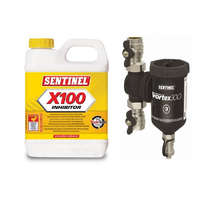 SENTINEL SENTINEL Protection Pack (Vortex 300 mágneses iszapleválasztó 3/4" + X100 1L-es inhibitor)