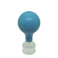 ÜVEGKÖPÖLY Gumilabda-pumpával 2,7 cm