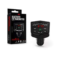 MAXLIFE MAXLIFE MXFT-02 - Bluetooth FM-Transmitter/szivargyújtó töltő - 2 db USB + MICROSD Kártyaolvasó