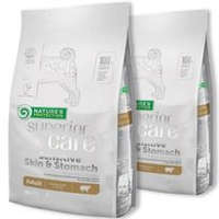 Natures Protection 2 db Natures Protection Dog Adult SC érzékeny bőr és gyomor bárányos kutyatáp - 2 x 1,5 kg