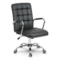 Sofotel Sofotel Benton fekete eco-bőr irodai szék forgószék