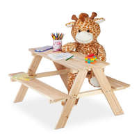  Gyerek piknik asztal játék asztal paddal 10026031