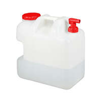  Víztároló kanna csappal műanyag 25 literes fehér - piros 10030916_25_rt