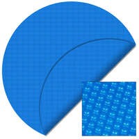  Szolártakaró medencetakaró kerek 5 m 140µ PE fólia kék 61733