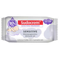 Sudocrem Sudocrem Sensitive törlőkendő 55 db