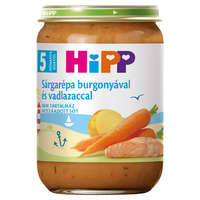 Hipp HiPP sárgarépa burgonyával és vadlazaccal bébiétel 5 hónapos kortól 190 g