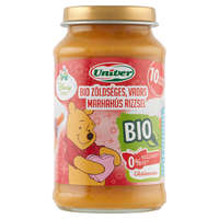 Univer Univer bio zöldséges, vadas marhahús rizzsel bébiétel, 10 hónapos kortól 220 g