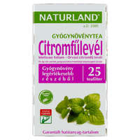Naturland Naturland citromfűlevél gyógynövénytea 25 filter 25 g