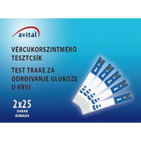 AVITAL Avital tesztcsík 2x25 db
