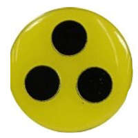 Gyengénlátó kitűző kerek