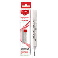 DR Herz Higanymentes lázmérő lerázóval (1 db)