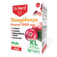 Dr. Herz Tőzegáfonya kivonat 1000 mg kapszula (90 db)