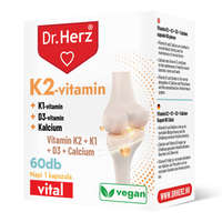 Dr. Herz K2 150 mcg + D3 + Kalcium kapszula (60 db)
