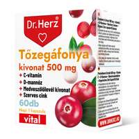  Dr. Herz Tőzegáfonya kivonat 500 mg kapszula (60 db)