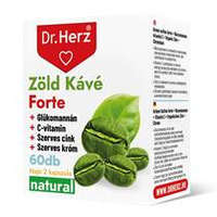  Dr. Herz Zöld Kávé Forte + C-vitamin + Glükomannán kapszula (60 db)