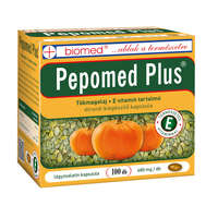 Biomed Pepomed Plus tökmagolaj + E-vitamin kapszula (100 db)