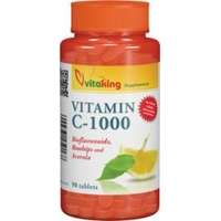  vitaking C-1000 vitamin tabletta bioflavonoidokkal, acerolával és csipkebogyóval (90 db)