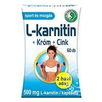 Dr. Chen L-karnitin 500 + Króm + Cink kapszula (60 db)