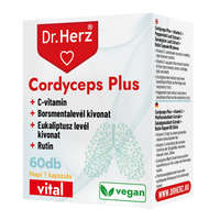  Dr. Herz Cordyceps Plus + C-vitamin kapszula (60 db)