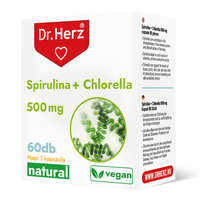 Dr. Herz Spirulina + Chlorella kapszula (60 db)