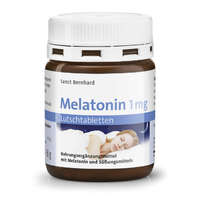 Sanct Bernhard Melatonin 1 mg rágótabletta bodza és citrus ízesítéssel (120 db)