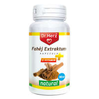 Dr. Herz Fahéj extractum + C-vitamin kapszula (90 db)