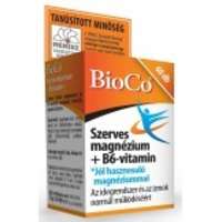 Bioco Szerves Magnézium + B6-vitamin tabletta (60 db)