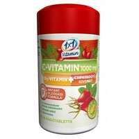 1x1 Vitaday C-vitamin 1000 mg + D3 +csipkebogyó kivonat narancs ízű rágótabletta (60 db)