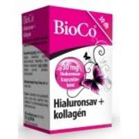 BioCo Hialuronsav + Kollagén kapszula (30 db)