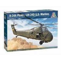 ITALERI Italeri: HUS-1 Seahorse UH-34D helikopter makett, 1:48
