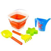 Mochtoys Homokozószett összecsukható vödörrel