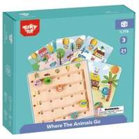 Tooky toy Tooky Toy: Ismerd meg az állatok lakhelyét! fajáték