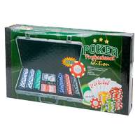  Alu bőröndös póker készlet 300 darab zsetonnal